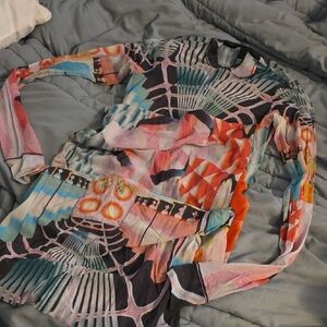 Colorful Geometric Women's Top